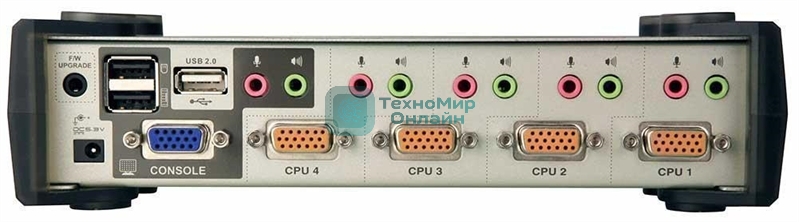 Переключатель ATEN 4-Port PS/2-USB VGA/Audio KVMP Switch with OSD