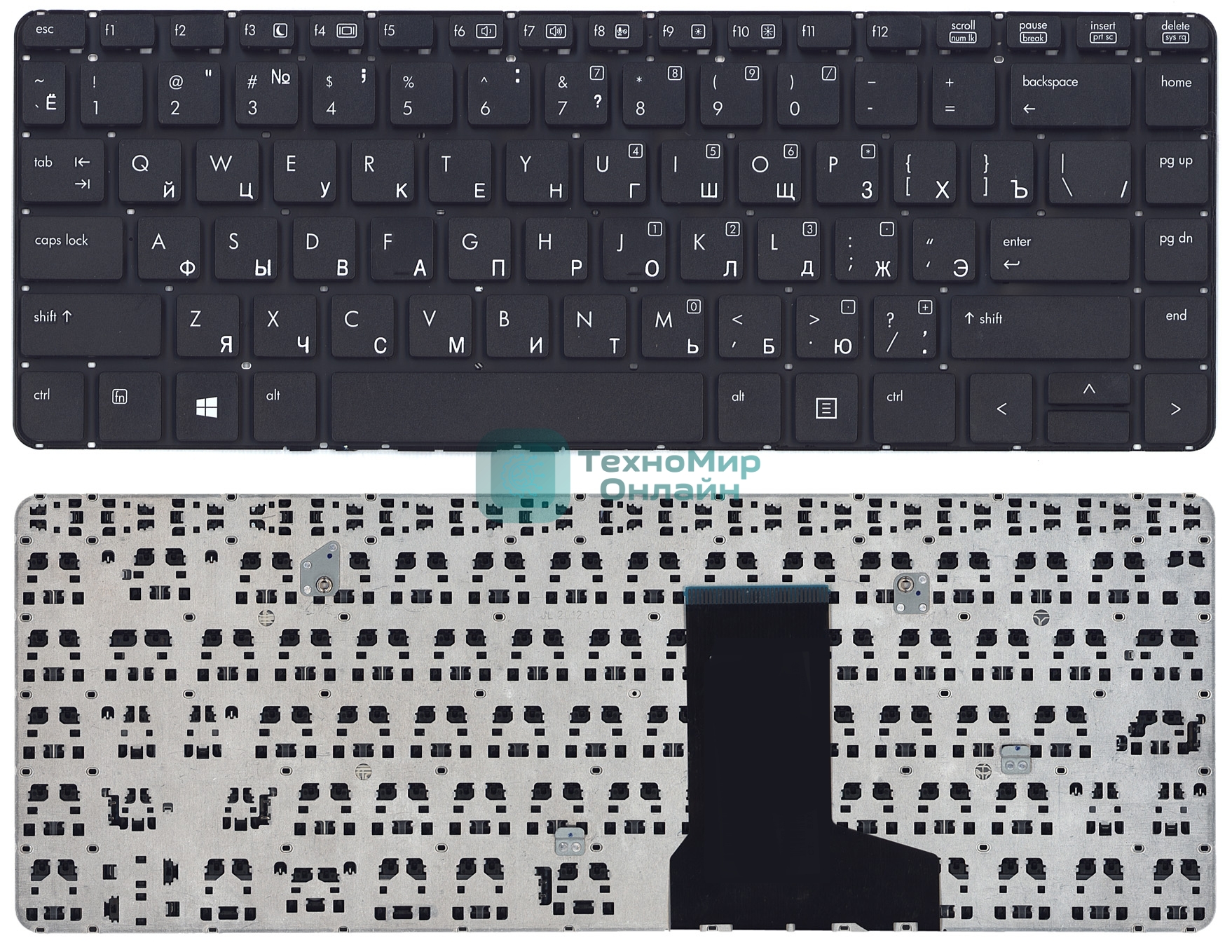 Клавиатура для ноутбука HP ProBook 430 G1 черная