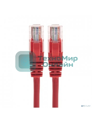Патч-корд U/UTP Rexant cat.6, RJ45-RJ45, неэкранированный, 26AWG, LSZH, красный, 5 м