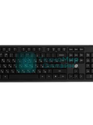 Комплект клавиатура+мышь Oklick S277W беспроводной, USB, 1600 DPI, чёрный