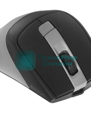 Мышь беспроводная A4Tech Fstyler FB35C серый/черный, 2000 dpi, радиоканал, Bluetooth, USB, кнопки - 6