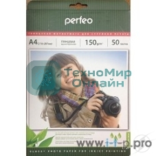 фотобумага Perfeo PF-GLA4-150/50 Бумага Perfeo глянцевая50л, А4 150 г/м2 (G07)