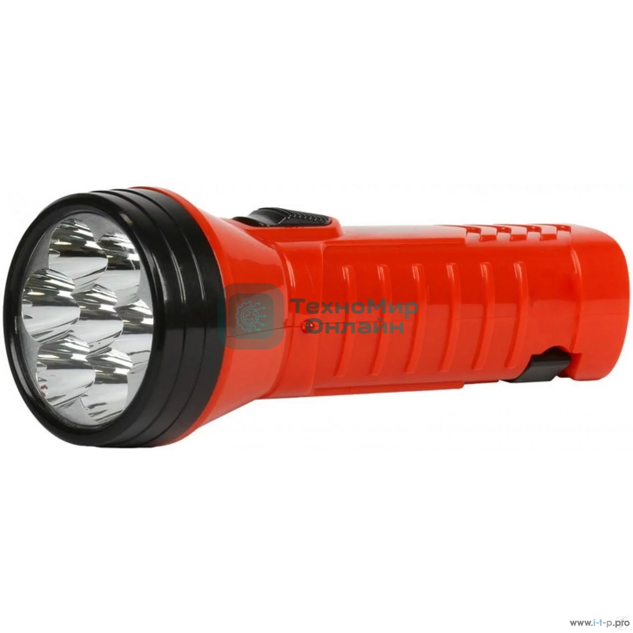 Аккумуляторный Светодиодный фонарь Smartbuy SBF-93-R 4 LED с прямой зарядкой Smartbuy, красный