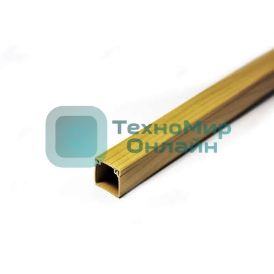 Кабель-канал 12х12 L2000 пластик с двойным замком сосна УралПак КК-3112012-200