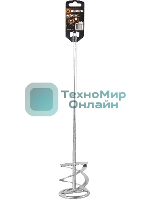 Миксер оцинкованный 400х80 мм для красок и штукатурных смесей
