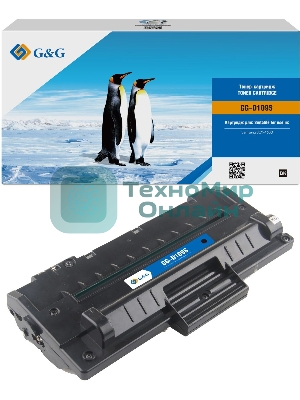 Картридж лазерный G&G GG-D109S черный (2000 стр.) для Samsung SCX-4300