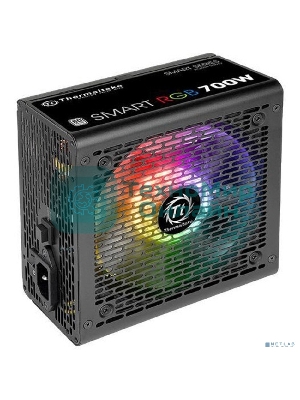 Блок питания Thermaltake Smart RGb (PS-SPR-0700NHSAWE-1), 700Вт, 80 PLUS, 120мм, черный