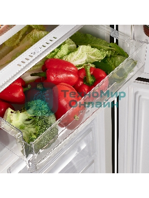 Холодильник Maunfeld MFF186NFRB черный двухкамерный 181/71л морозилка снизу, No Frost