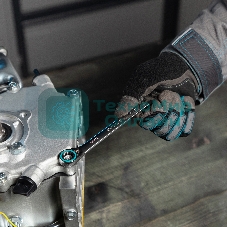 Набор ключей комбинированных с трещоткой Gross 8 - 19 мм, 7 шт., реверсивные, CrV