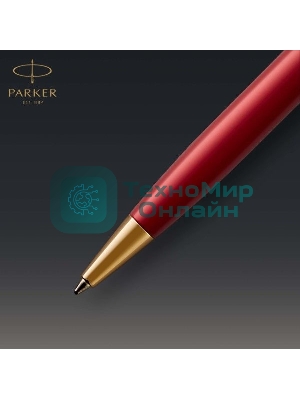 Ручка шариковая Parker Sonnet Core K539 (CW1931476) LaqRed GT M, черные чернила, подарочная коробка