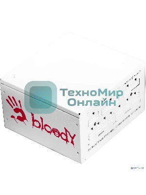 Блок питания Bloody BD-PS750G, 750Вт, 80 PLUS Gold, 120мм, белый