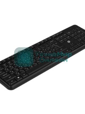 Комплект клавиатура+мышь Oklick S277W беспроводной, USB, 1600 DPI, чёрный
