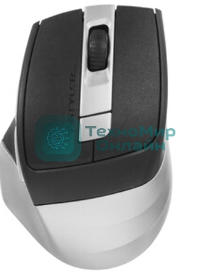 Мышь беспроводная A4Tech Fstyler FB35C серый/черный, 2000 dpi, радиоканал, Bluetooth, USB, кнопки - 6