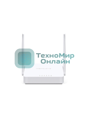 Маршрутизатор Mercusys MW305R Wi-Fi роутер 300 Мбит/с 2,4 ГГц, 1 порт WAN 10/100 Мбит/с + 4 порта LAN 10/100 Мбит/с, 2 фиксированные антенны