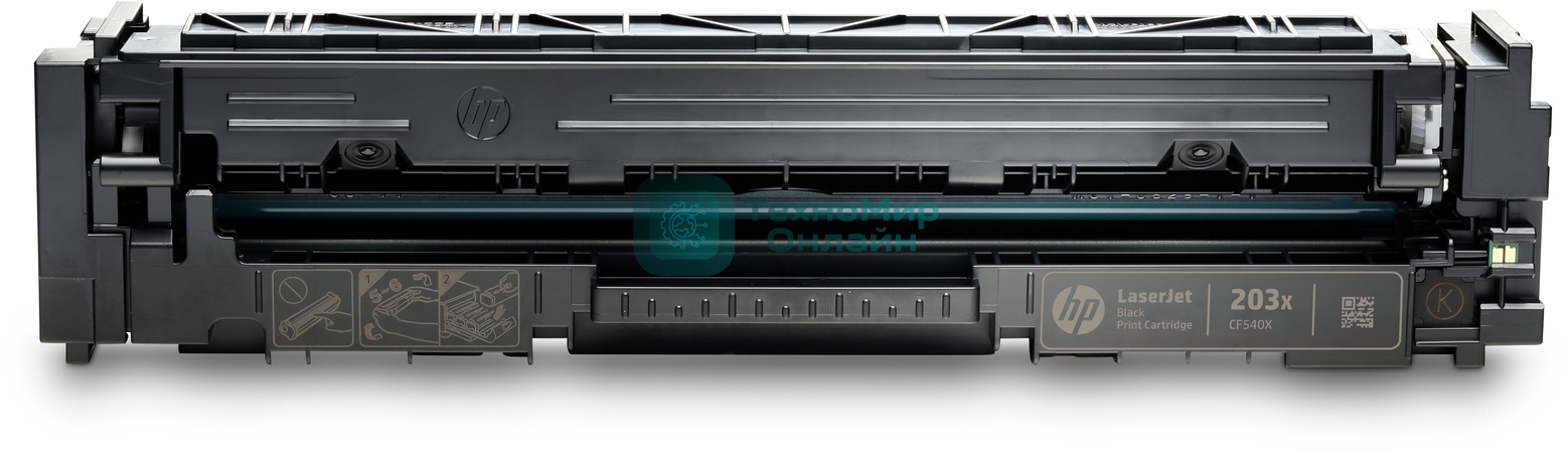 Картридж лазерный HP CF540X (HP 203X) черный для HP LaserJet M254/M280/M281 3200 страниц.