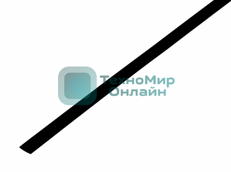 Трубка термоусадочная Rexant 4.0/2.0 1м черный