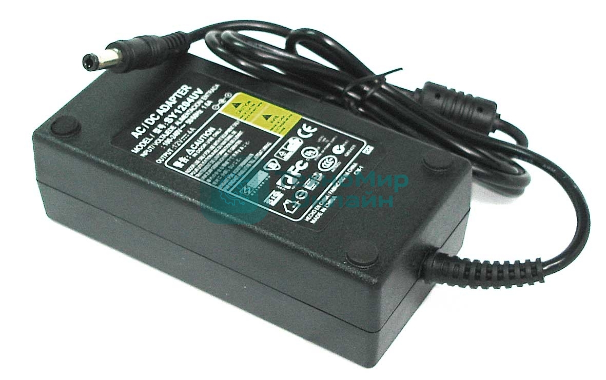 Блок питания для монитора и телевизора LCD 12V 4A (5.5 x 2.5 mm) OEM