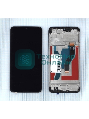 Дисплей для Samsung Galaxy A10S SM-A107F (TFT) черный с рамкой