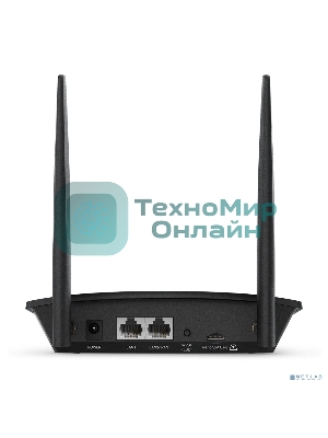 Роутер беспроводной TP-Link TL-MR100 N300 10/100BASE-TX/4G(3G) cat.4 черный