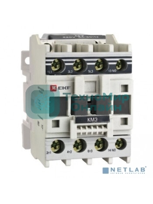 Контактор EKF ctr-s-9-220 КМЭ малогабаритный 9А 220В 1NO EKF PROxima