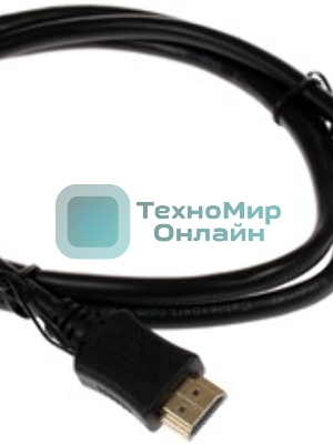 Кабель Cablexpert HDMI CC-HDMI4L-1M, 19M/19M, v2.0, серия Light, позол.разъемы, экран, 1м, черный, пакет