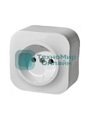 Розетка Legrand 782210 без заземления без шторок (Белая)