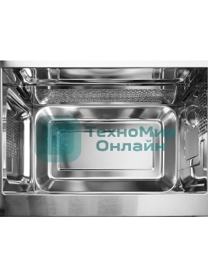 Встраиваемая микроволновая печь Kuppersberg HMW 620 B, объем 20 л, мощность 700 Вт, поворотный стол, High-Tech, 9 автоматических программ, гриль, сенсорное управление, черный