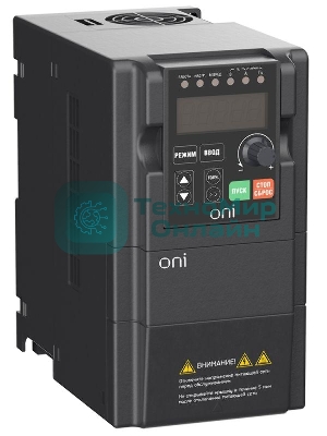 Преобразователь частоты A150 380В 3ф 1.5кВт 5А встроенный торм. модуль ONI A150-33-15NT