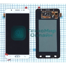 Дисплей для Samsung Galaxy J7 (2016) SM-J710F в сборе с тачскрином (OLED) белый