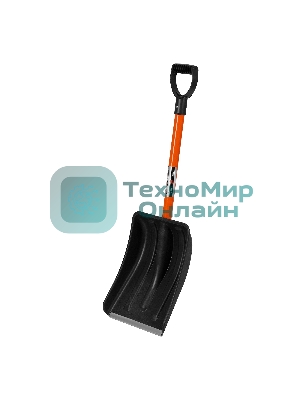 Лопата для уборки снега Palisad Stels полипропиленовая, 275х365х790 мм, стальной черенок