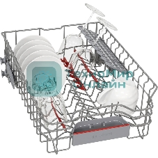 Встраиваемая посудомоечная машина Bosch SPV6EMX76Q, серебристый, 44.8 см, 10 компл., 44 дБ, класс A+++