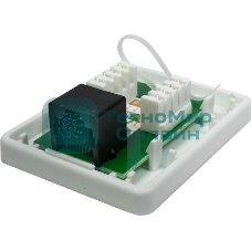 Розетка компьютерная 1-м 8P8C (RJ-45) UTP кат.5E SUPRLAN 10-0307