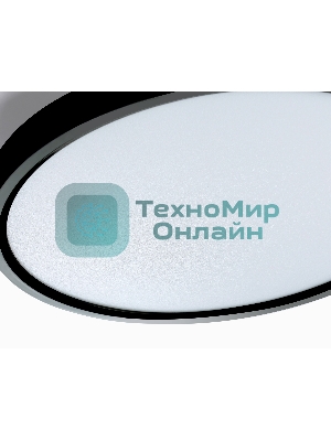 Потолочный светодиодный светильник Ambrella light FZ3055 BK черный IP44 33W+10W 6400+6400К D370*40 (Без ПДУ)