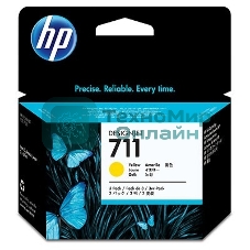 Картридж струйный HP №711 CZ136A желтый x3уп. для HP DJ T120/T520 (29мл)