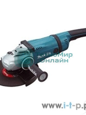 Шлифовальные машины Makita GA9040SF01 УШМ,ф230мм, 2600Вт,6600об\м,5.5кг,кор,суперфланец,плавный пуск,антивиб рукоятка