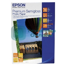 Бумага Epson C13S041765 10x15, 50л, 251г/м2 Полуглянцеваявысококачественная