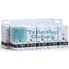 Лампа светодиодная Gauss Elementary 15Вт цок.:E27 груша 220B 6500K св.свеч.бел.хол. A60 (упак.:10шт) (23235)