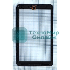 Сенсорное стекло (тачскрин) для Irbis TZ16, черное с рамкой