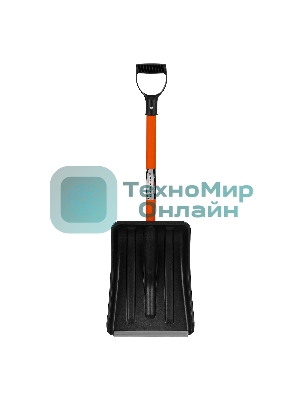 Лопата для уборки снега Palisad Stels полипропиленовая, 275х365х790 мм, стальной черенок