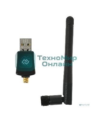 Сетевой адаптер WiFi Digma DWA-N300E N300 USB 2.0 (ант.внеш.съем) 1ант. (упак.:1шт)