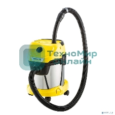 Строительный пылесос Karcher WD 3 S V-15/4/20 1000Вт (уборка: сухая) желтый
