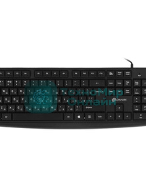 Комплект клавиатура+мышь Oklick S603 проводной, USB, 1200 DPI, чёрный
