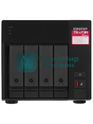 Сетевое хранилище NAS Qnap TS-473A-8G 4-bay Ryzen V1500B