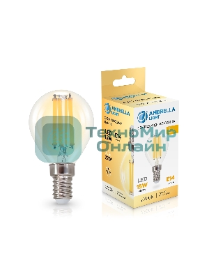 Лампа светодиодная 451533 Filament LED P45 15W E14 2700K 220-240V