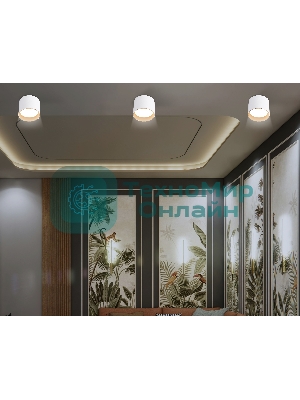 Светильник Ambrella light TN5304 WH/GD белый/золото GX53 max 15W D83*65