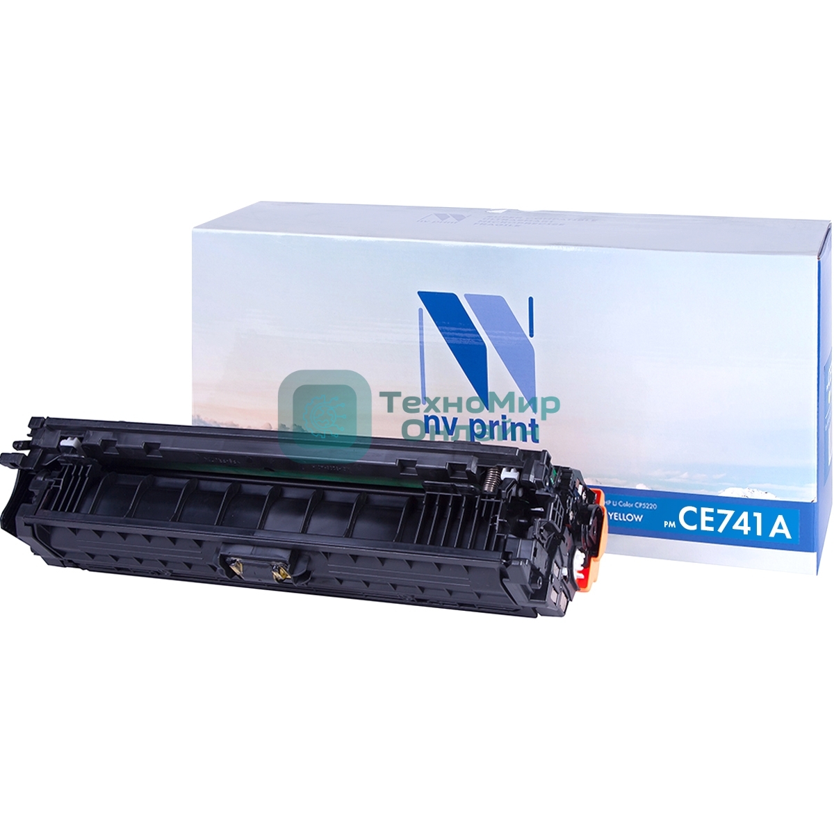 Картридж лазерный NVPrint совместимый HP CE741A Cyan для LJ Color CP5220 (7300k)