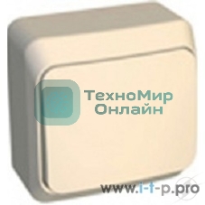 Переключатель 1-кл. ОП Этюд 10А крем. SchE BA10-004K