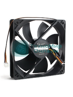 Вентилятор для корпуса Gembird D12025HM-3 черный 120мм 2000rpm 30db 3-pin