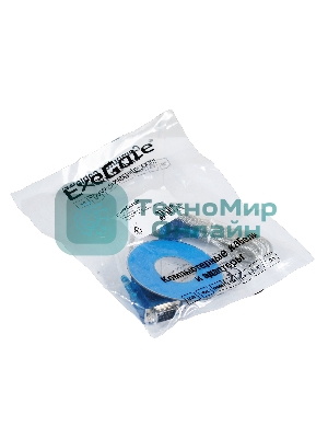 Кабель-адаптер ExeGate EX284950RUS USB 2.0-RS232 ExeGate EX-UAS-0.8 (Am/DB9M, 0,8м, крепеж разъема - винты)