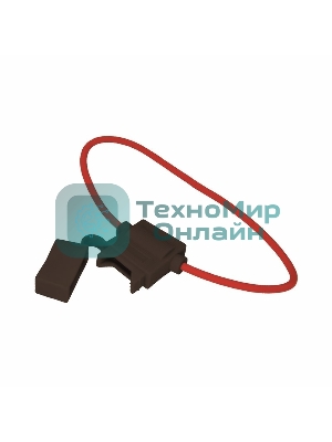 Держатель предохранителя Rexant типа стандарт прямоугольный черный